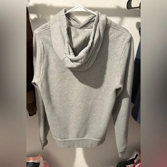 Nike Men's Light Gray Hoodie - Picture 2 of 3